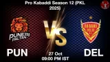 PUN vs DEL Dream11 Prediction, Preview & Updates - <small>Mon, 27 Oct 09:00 PM IST</small>