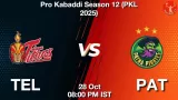 TEL vs PAT Dream11 Prediction, Preview & Updates - <small>Tue, 28 Oct 08:00 PM IST</small>