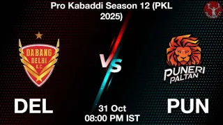 DEL vs PUN - Pro Kabaddi