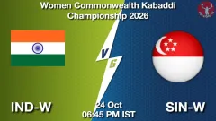 IND-W vs SIN-W Match Result