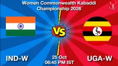 IND-W vs UGA-W Match Result