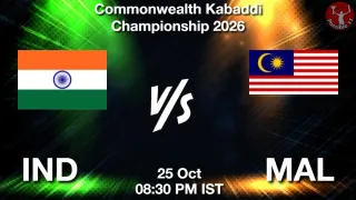 IND vs MAL IND vs MAL - Commonwealth Kabaddi