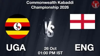 UGA vs ENG UGA vs ENG - Commonwealth Kabaddi