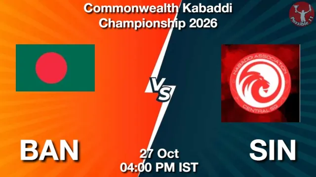 BAN vs SIN Match Previews and Kabaddi Tips