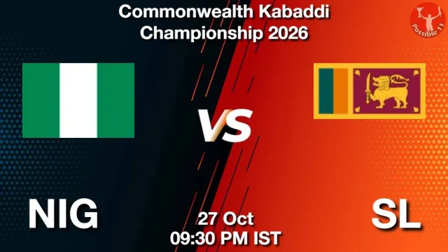 NIG vs SL Match Previews and Kabaddi Tips