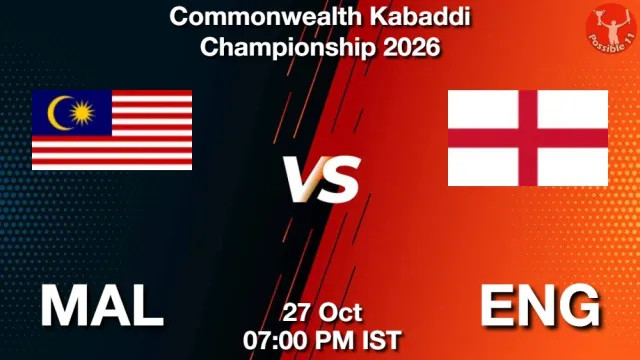 MAL vs ENG Match Previews and Kabaddi Tips