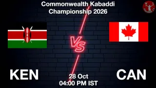 KEN vs CAN - Commonwealth Kabaddi
