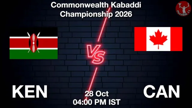 KEN vs CAN Match Previews and Kabaddi Tips