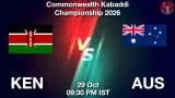 KEN vs AUS Dream11 Prediction, Preview & Updates - <small>Thu, 29 Oct 09:30 PM IST</small>