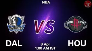 DAL vs HOU NBA Match Previews