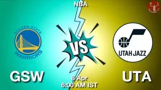 GSW vs UTA NBA Match Previews