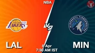LAL vs MIN NBA Match Previews