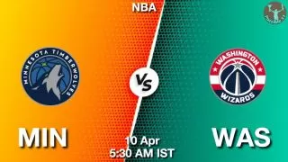 MIN vs WAS NBA Match Previews