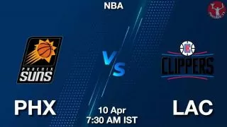 PHX vs LAC NBA Match Previews