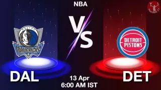 DAL vs DET NBA Match Previews