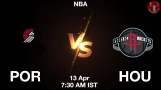 POR vs HOU NBA Match Previews