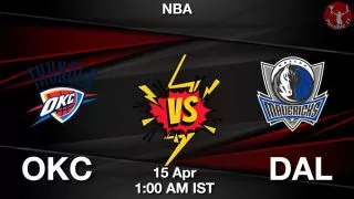 OKC vs DAL NBA Match Previews