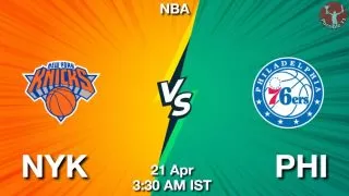 NYK vs PHI NBA Match Previews