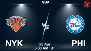 NYK vs PHI NBA Match Previews