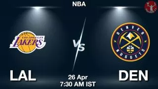 LAL vs DEN NBA Match Previews