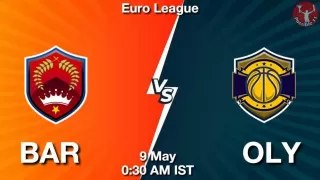 BAR vs OLY NBA Match Previews