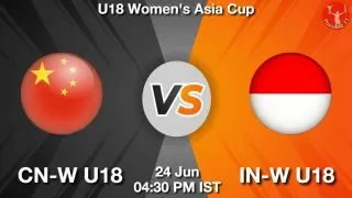 CN-W U18 vs IN-W U18 Matcch Previews