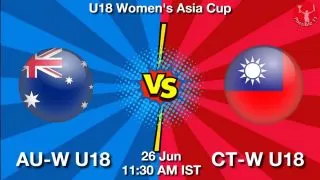 AU-W U18 vs CT-W U18 Matcch Previews