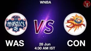 WAS vs CON NBA Match Previews