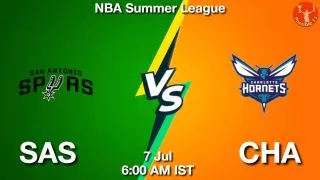 SAS vs CHA NBA Match Previews