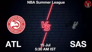 ATL vs SAS NBA Match Previews