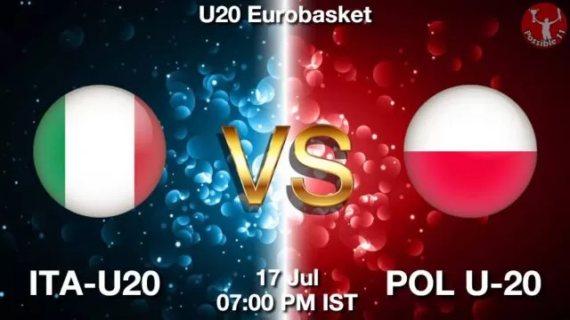 ITA-U20 vs POL U-20 ड्रीम11 भविष्यवाणी, फैंटेसी क्रिकेट टीम - 17 जुलाई 2024
