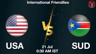 USA vs SUD Matcch Previews