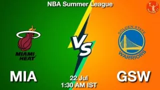 MIA vs GSW NBA Match Previews