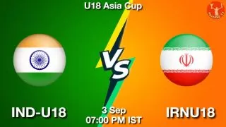 IND-U18 vs IRNU18 Matcch Previews