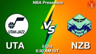 UTA vs NZB NBA Match Previews