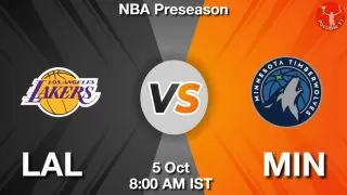 LAL vs MIN NBA Match Previews