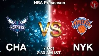 CHA vs NYK NBA Match Previews