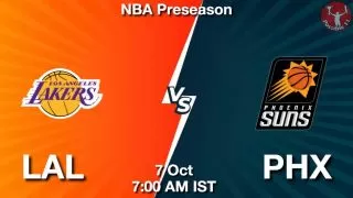 LAL vs PHX NBA Match Previews