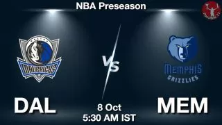 DAL vs MEM NBA Match Previews