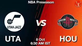 UTA vs HOU NBA Match Previews