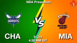 CHA vs MIA NBA Match Previews