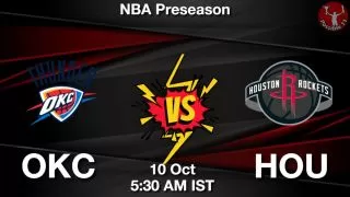 OKC vs HOU NBA Match Previews
