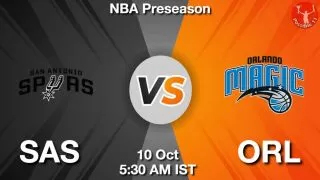 SAS vs ORL NBA Match Previews
