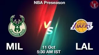 MIL vs LAL NBA Match Previews