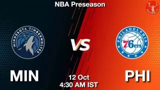 MIN vs PHI NBA Match Previews
