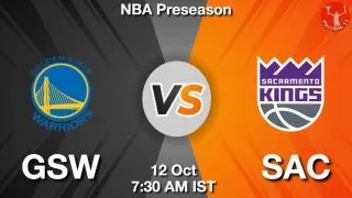 GSW vs SAC NBA Match Previews