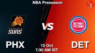 PHX vs DET NBA Match Previews