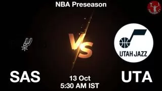 SAS vs UTA NBA Match Previews