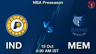 IND vs MEM NBA Match Previews