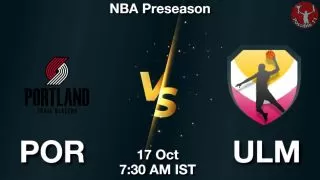 POR vs ULM NBA Match Previews